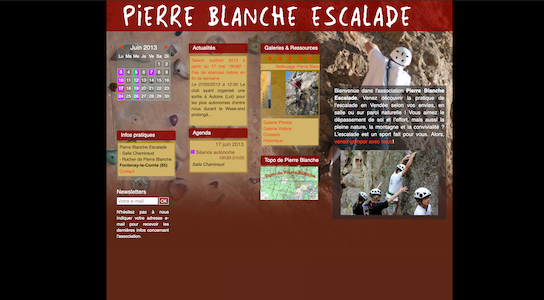 Pierre Blanche Escalade